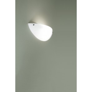 Vanessa Wall Sconce in Satin White Arte Vetro