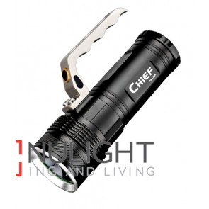 EXELITE LED TORCH Black ANODIZED 10W (1000 Lumens) CLA