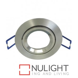 Downlight FITTING MR16 12V Centre Tiltable 2TONE Silver Round 75mm with Lamp Holder CLA