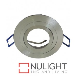 Downlight FITTING MR16 12V Centre Tiltable 2TONE Silver Round 80mm with Lamp Holder CLA