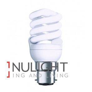 GLOBE CFL BC T2 SPIRAL 15W 2700K (900 Lumens) OZT215WBCWW CLA