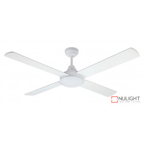 HARMONY - 48 inch 1200mm  4  x Timber Blade with quick connect wiring - White VTA