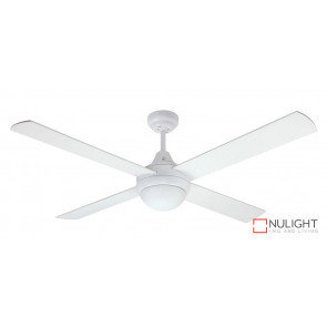HARMONY - 48 inch 1200mm  4  x Timber Blade with light included - quick connect wiring - White VTA