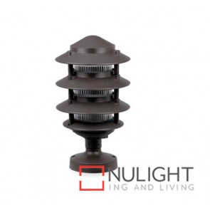 Louvered Lantern Wall Top Bronze ASU