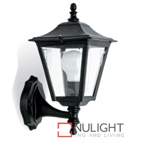 Square Wall Lantern 60W Black ASU