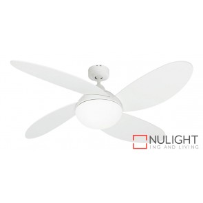 Rosebery 1300 Ceiling Fan with Light White MEC