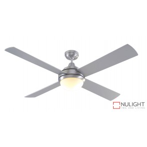 Caprice DC 1300 DC Ceiling Fan with Light Brushed Steel MEC