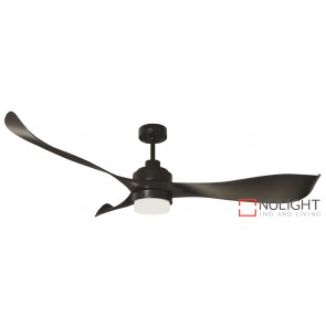 Eagle 1400 DC Ceiling Fan with LED Light Black MEC