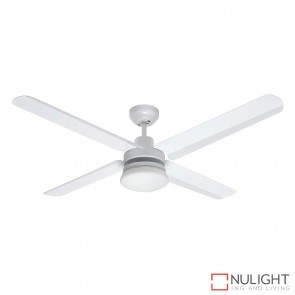Sirocco 1300 DC Ceiling Fan with Light White MEC