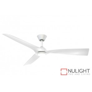 Trinidad II LED DC Ceiling Fan White Blade White Base MEC