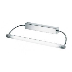 Linea One Light Adjustable Vanity Wall Light in Chrome Fiorentino
