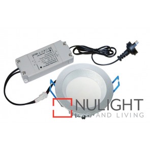 Downlight LED FIXED Dimmable SILVER Round 4000K 10W 90D 70mm IP54 ICF (750 Lumens)  DOM CLA