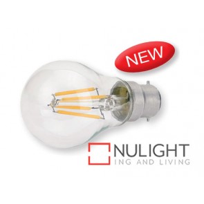 Bulb Glass Led 6W B22 Clear 3000K ASU