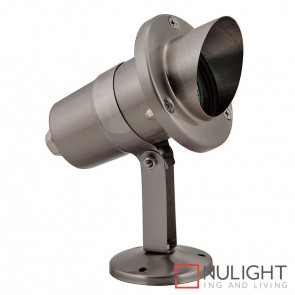 Stainless Steel Garden Spike Or Surface Mounted Spotlight With Hood 5W Mr16 Led Warm White HAV