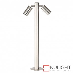 316 Stainless Steel Double Adjustable Bollard 2X 5W Gu10 Led Warm White HAV