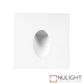 White Square Mini Recessed Steplight 1W 12V Led Warm White HAV