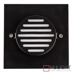 Black Square Recessed Steplight 3W 12V Led Warm White HAV