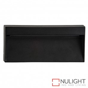 Black Rectangular Surface Mounted Step Light 6W 240V Led Cool White HAV