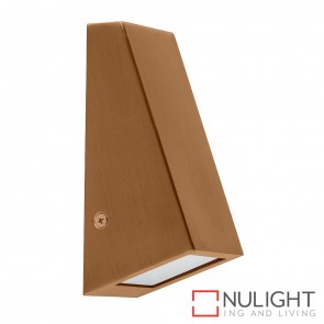 Copper Square Wall Wedge 5W Gu10 Led Cool White HAV