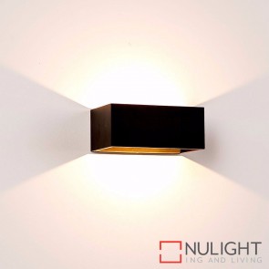 Black Square Surface Mounted Wall Light 9W 240V Led Cool White HAV