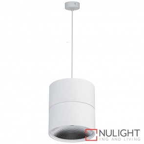 White Surface Mounted Round Pendant 18W 240V Led Cool White HAV