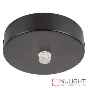 90Mm Surface Mounted Round Canopy Black HAV