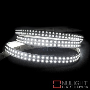 24V Dc 19.2W Per Metre Ip20 Double Row Led Strip Natural White 5500K HAV