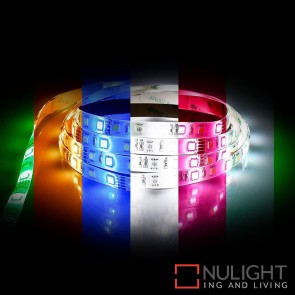 12V Dc 14.4W Per Metre Ip54 Led Strip Rgb + Natural White 5500K HAV