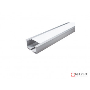 Vibe ALP045 Aluminium Profile With PMMA Opal Diffuser 1M Polycarbonate 50x32mm VBL