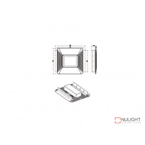420x420 Recessed Kit To Suite The VBLLB-420 Series Canopy Lights VBL