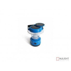 Portable Solar Lantern with built in Panel In Blue VBL