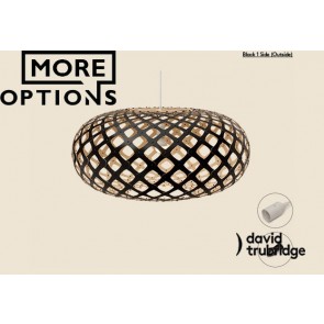 Kina Black 1 Side Outside David Trubridge Pendant DAV