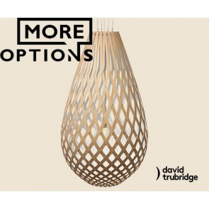 Koura White 1 side David Trubridge Pendant DAV