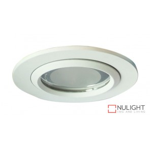 Vida 100 Round Glass Covered Downlight White ORI