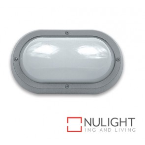 Bulkhead 10W Led Plain Silver Grey ASU