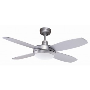 Lifestyle LED 107cm (42") Mini Brushed Aluminum Ceiling Fan Martec