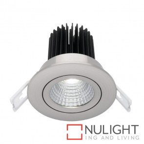 Gizmo 12 Watt Led Downlight - Gimble Silver 3000K MEC