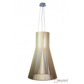 Nord Extra Large 3 Light Wooden Pendant ORI