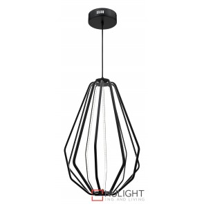 Broadway LED Pendant Black MEC