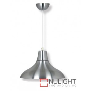 Metal shade Pendant 350Mm Brushed Aluminium ASU