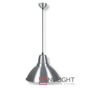 Metal Pendant 360Mm Satin Chrome ASU