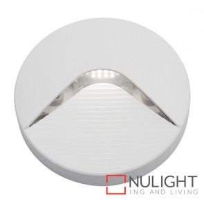 Justin Led Round Wall Light White MEC