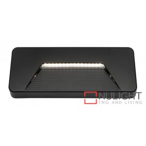 Justin Led Rectangle Wall Light Black MEC