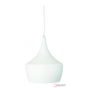 Chino 3 Metal Shade Pendant Matt White ORI