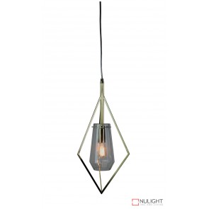 Fili.26 Single Pendant Satin Brass - Clear ORI