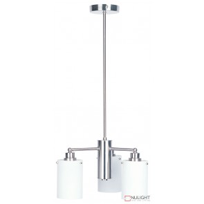 Zest 3Lt Pendant Br. Chrome - Opal Matt ORI