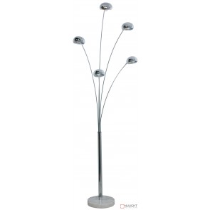 Mantra 5Lt Floor Lamp Chrome - Marble ORI