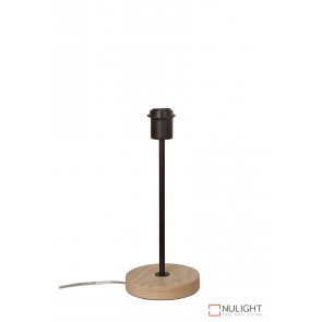 Fino Table Lamp Base Teak And Black ORI