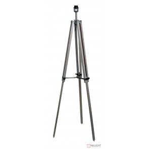 Galileo Tripod F-Lamp Base White Wash - Br.Chr ORI