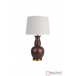 Oriel Tangier Table Lamp E27 Painted Bronze ORI